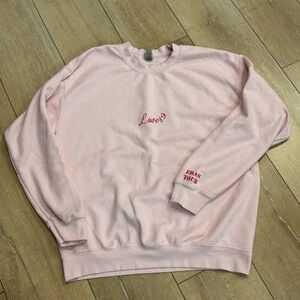 Eras tour custom Embroidered  sweater